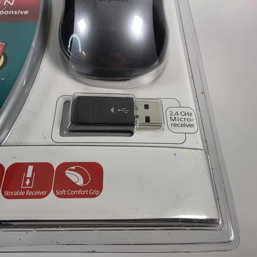 Logitech V450 Laser Cordless Precision Mouse for Notebooks New Sealed